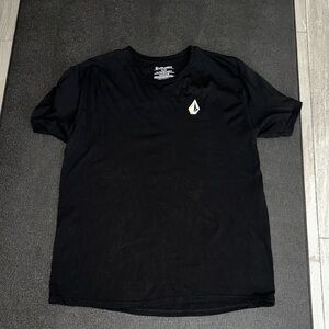 Volcom Men's Black Tee with Logo size XL